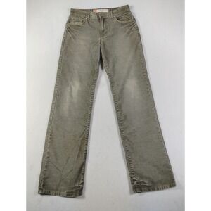 Mossimo Logan Jeans Mens 30x32 Gray Corduroy Straight Leg Regular Fit Casual